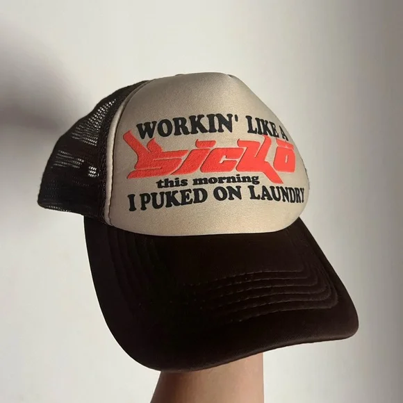帽子 Sicko Laundry Trucker Hat Grey Sicko Laundry Trucker Hat – WEIRDPLANET